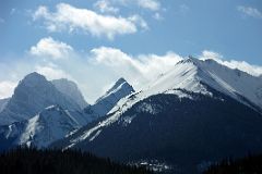 12 Mount French and Mount Burstall From Highway 742 Smith-Dorrien Spray Trail In Kananaskis In Winter